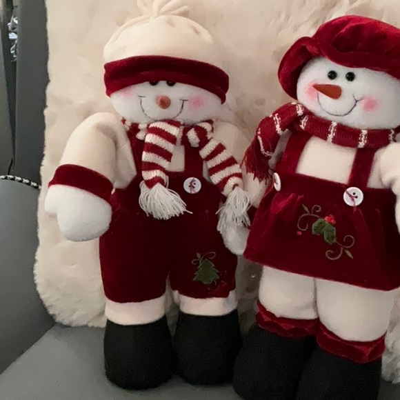 💜 EUC Snowman Couple 2008 Prima Creations 12” - Picture 4 of 10